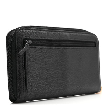 Chanel Caviar Large Timeless CC Zip Around Wallet Black 3 of 7