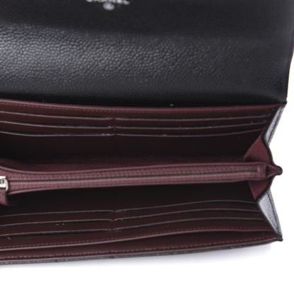 Chanel Caviar Quilted Large Flap Wallet Black 5 of 12
