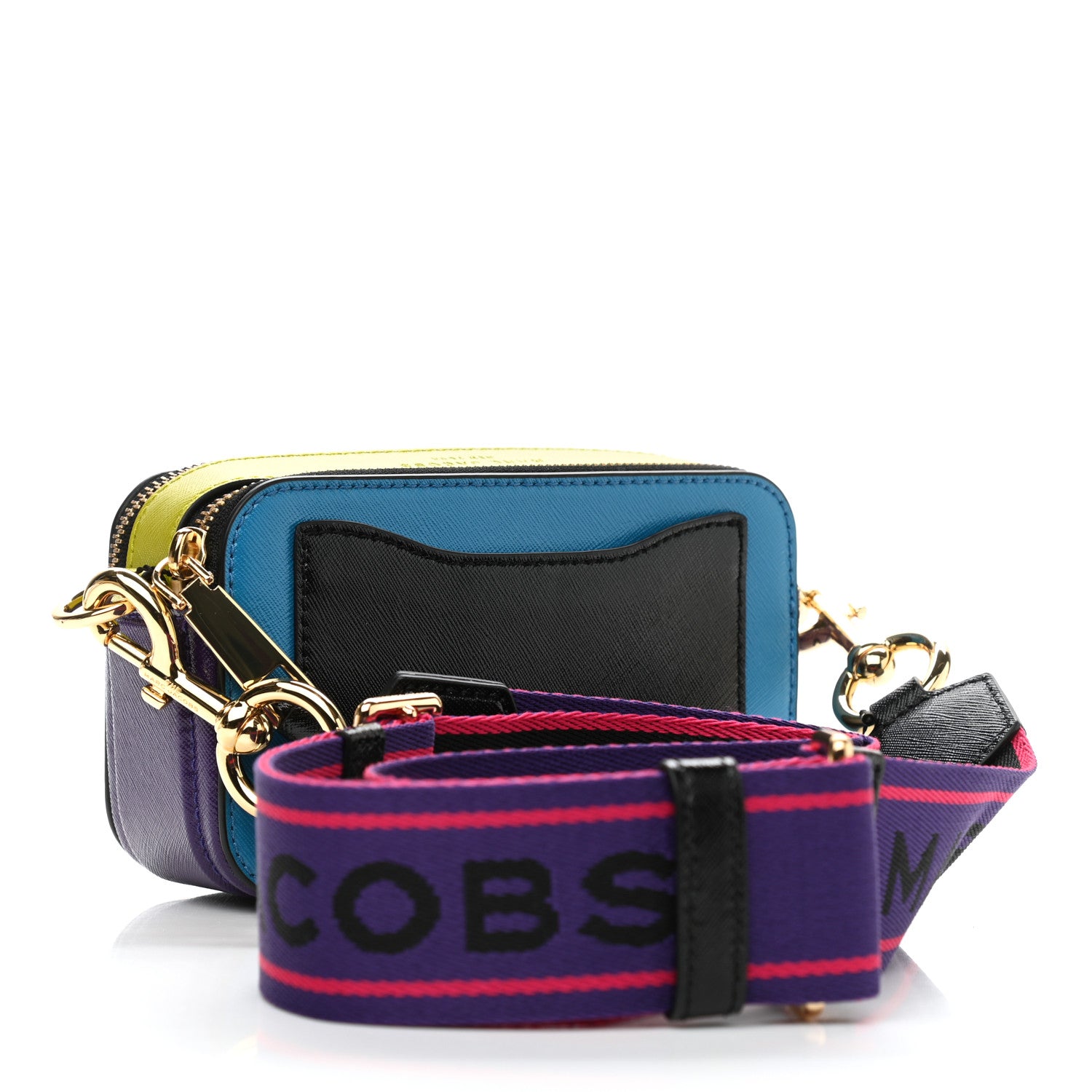Marc Jacobs Saffiano Small Snapshot Camera Bag Red Multicolor 3 of 12
