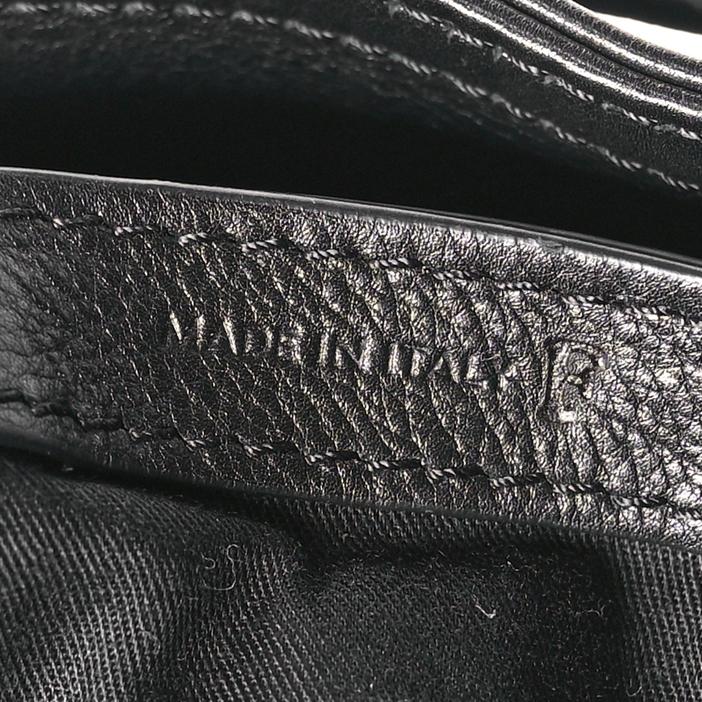 Calfskin Medium Biker Backpack Black
