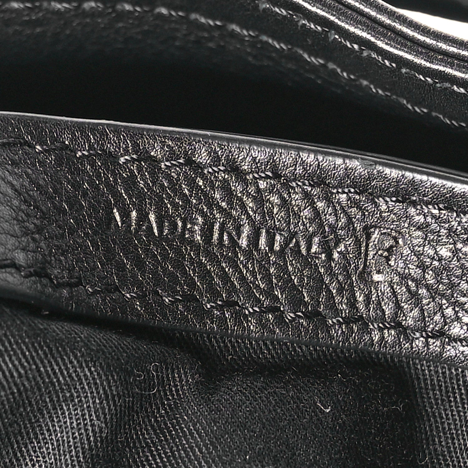 Celine Calfskin Medium Biker Backpack Black 6 of 12