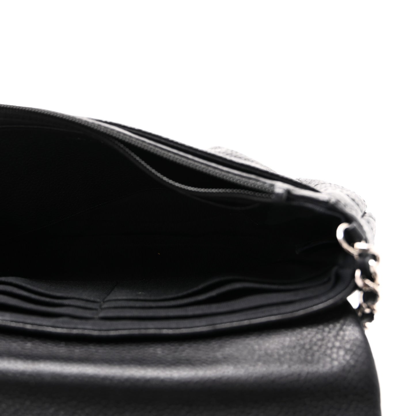 Caviar Half Moon Wallet On Chain WOC Black