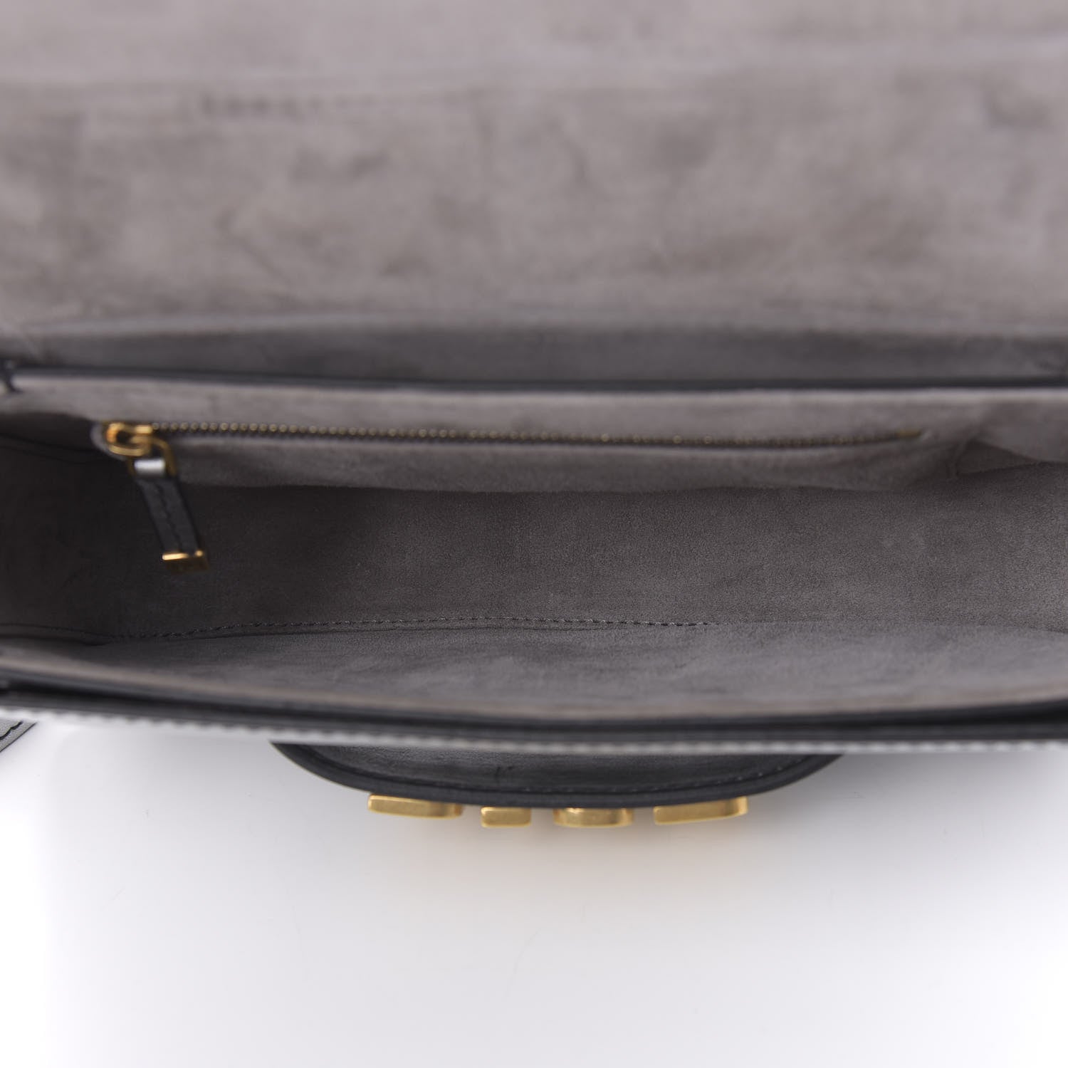 Christian Dior Metallic Smooth Calfskin Dio(r)evolution Flap Bag Silver 5 of 9