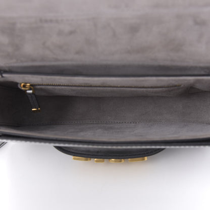 Christian Dior Metallic Smooth Calfskin Dio(r)evolution Flap Bag Silver 5 of 9