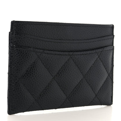 Chanel Caviar Quilted Card Holder Black 3 of 9