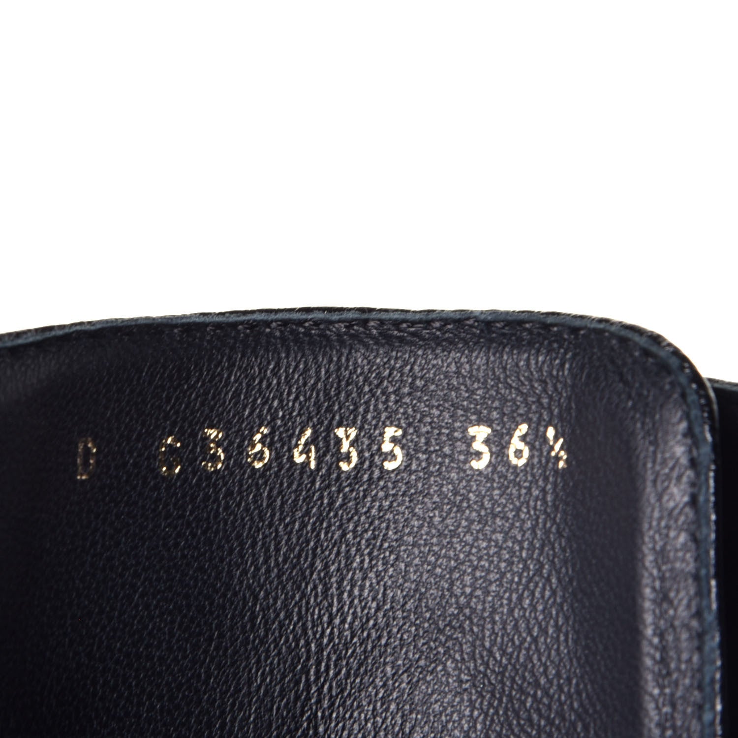 Chanel Shiny Crumpled Lambskin Lace Up Boots 36.5 Black 9 of 11