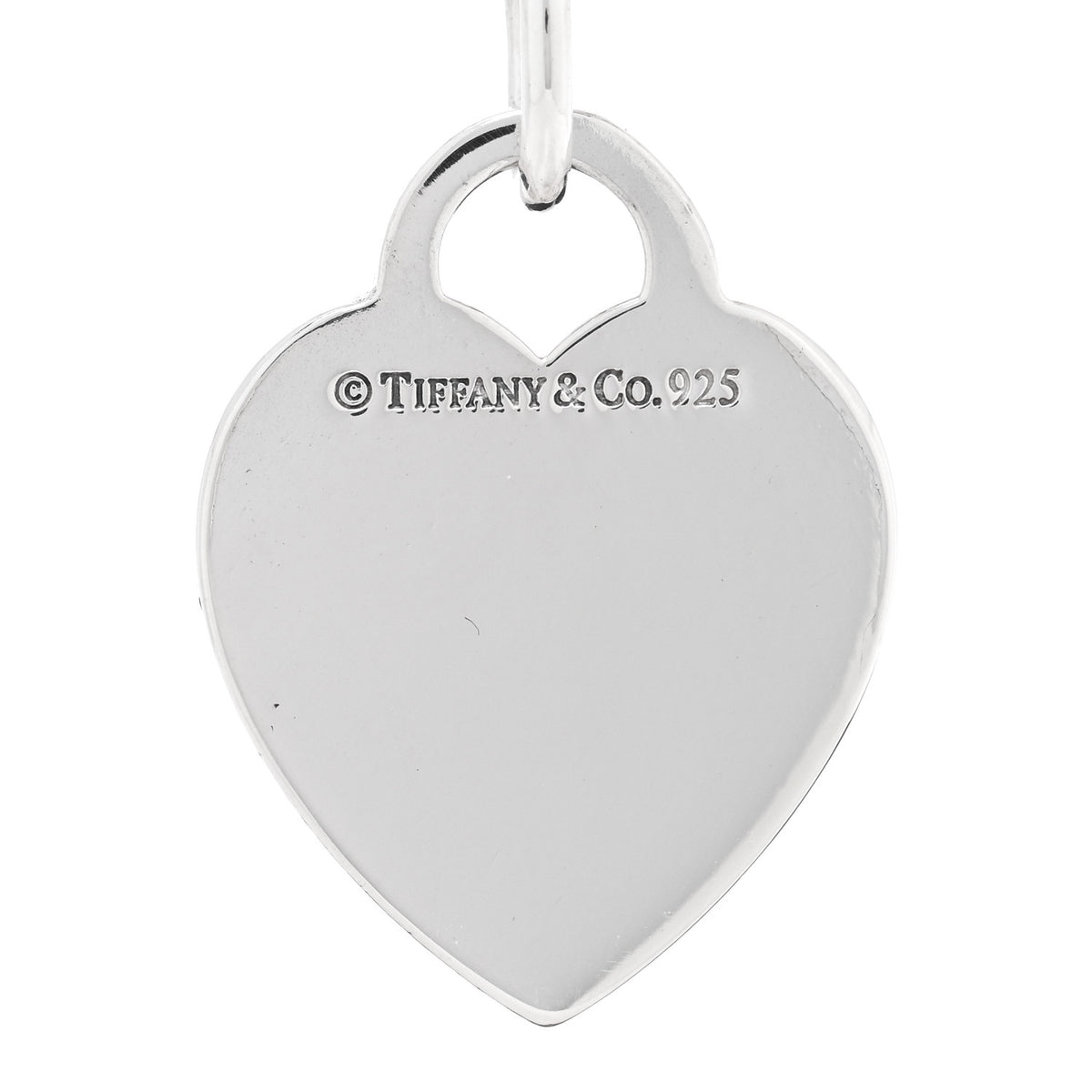 Sterling Silver Heart Tag Toggle Bracelet
