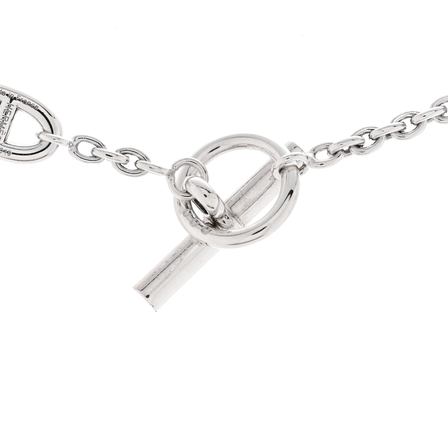 Hermes Sterling Silver Farandole Necklace 120 5 of 6