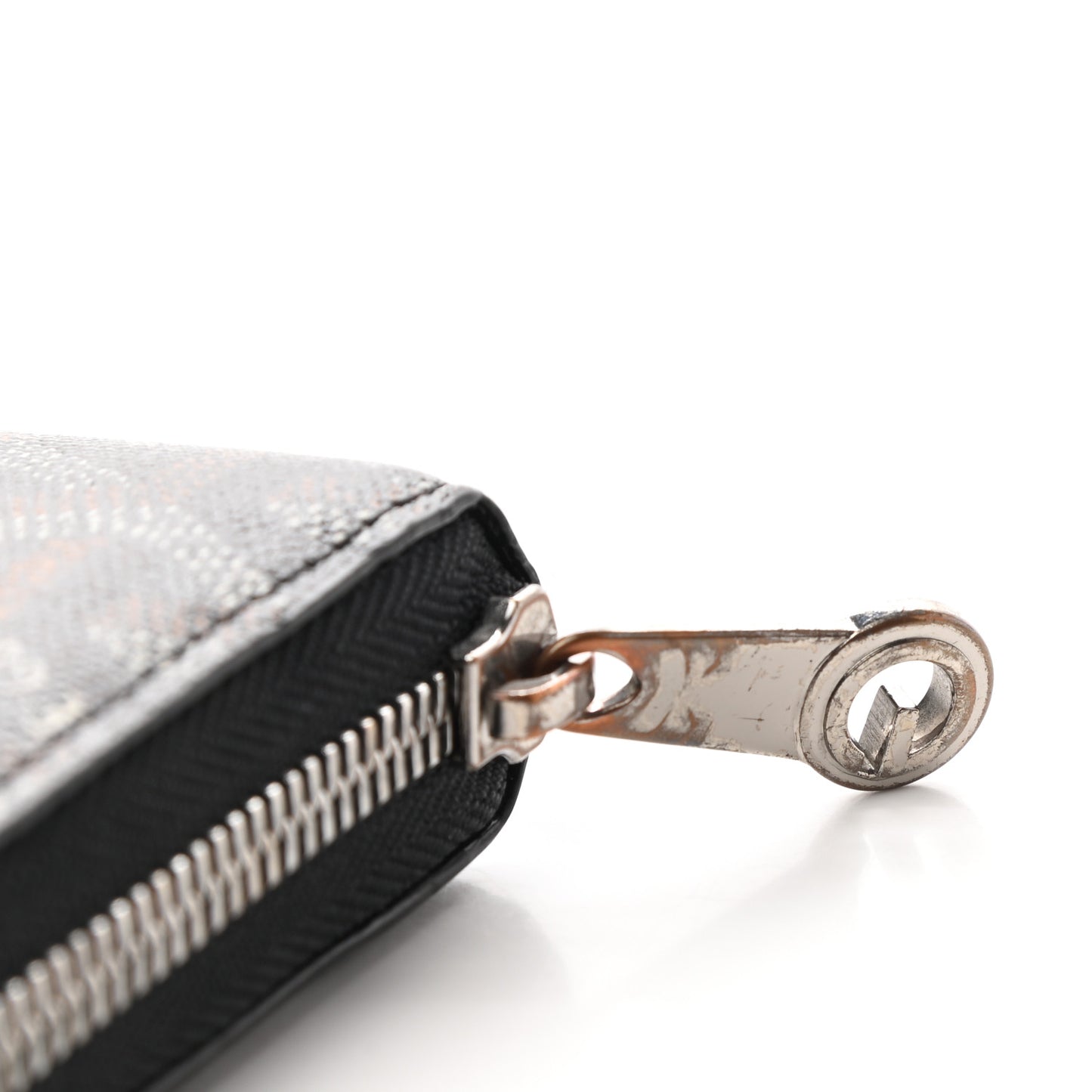 Goyardine Matignon Zip Around GM Wallet Black