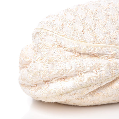 Chanel Tweed Boucle Knitting Bag Ivory 13 of 14