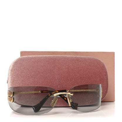 Miu Miu Metal Aube Sunglasses SMUA51 Gold Tortoise 7 of 7
