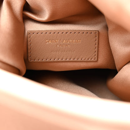 Saint Laurent Satin Evening Pouch Nude Baby Nude 6 of 11
