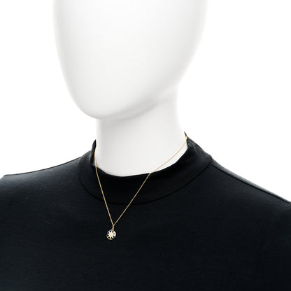 Tiffany 18K Yellow Gold Diamond Enamel Paloma Picasso Venezia Stella Pendant Necklace Blue 2 of 7