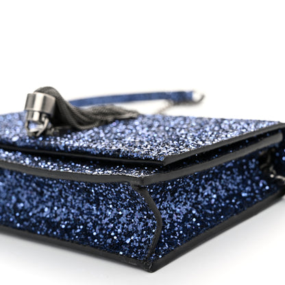 Saint Laurent Metallic Glitter Classic Monogram Kate Tassel Chain Wallet North Sea 11 of 14