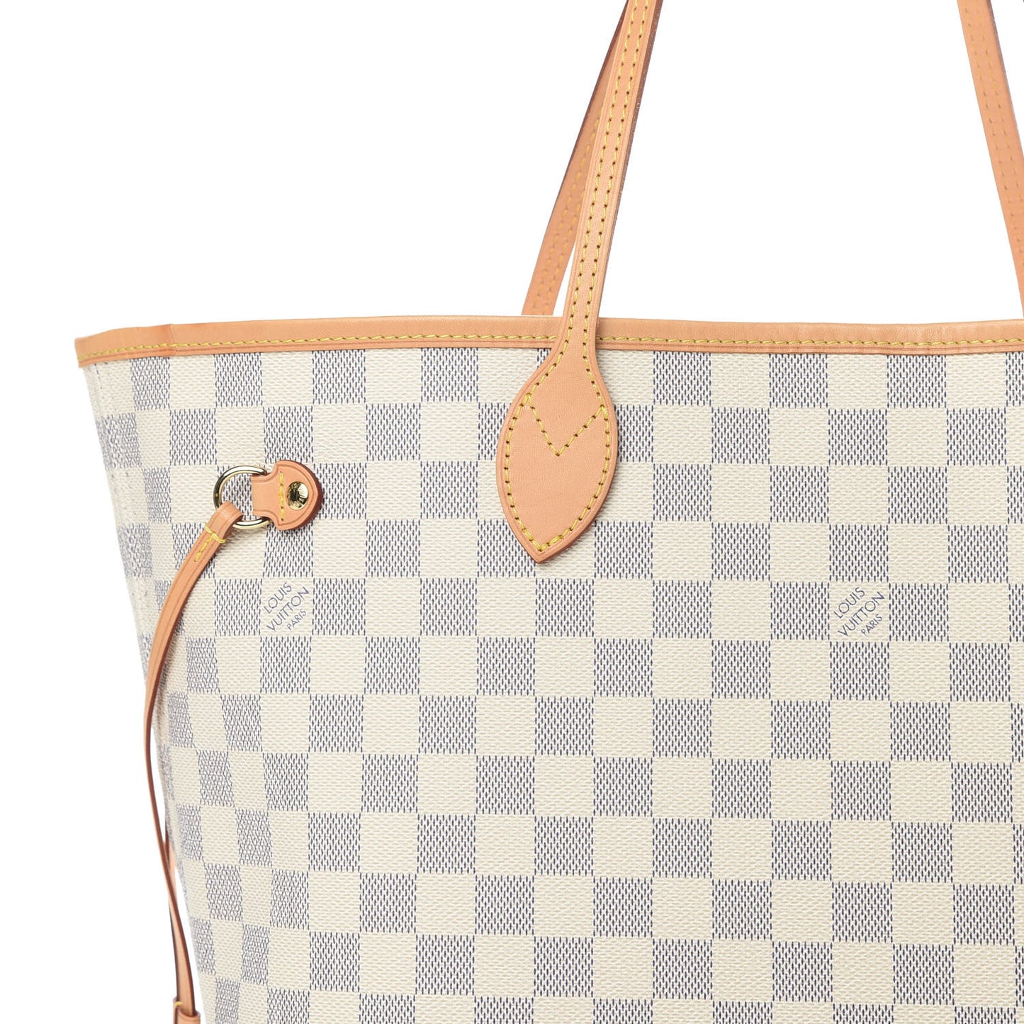Damier Azur Neo Neverfull MM Rose Ballerine