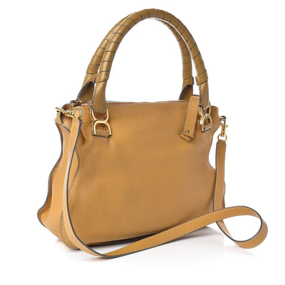 Chloe Calfskin Medium Marcie Satchel Curry Yellow 3 of 11