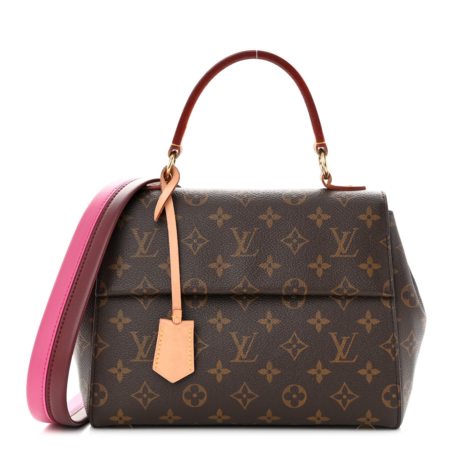 Monogram Cluny BB Bordeaux Fuchsia