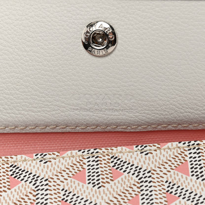 Goyard Goyardine Saint Louis Claire Voie GM White Pink 7 of 10