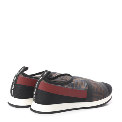 Fendi Technical Mesh FF Sneakers 39 Tobacco Red 4 of 6