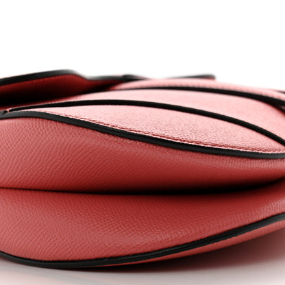 Christian Dior Grained Calfskin Saddle Bag Pink 9 of 11
