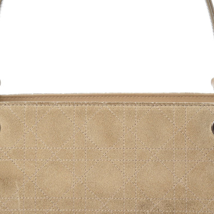 Christian Dior Suede Cannage Stitched East West Lady Dior Beige 15 of 25