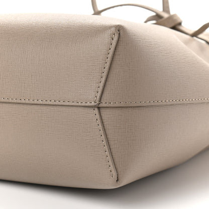 Mansur Gavriel Saffiano Mini Bucket Bag Elefante 9 of 9