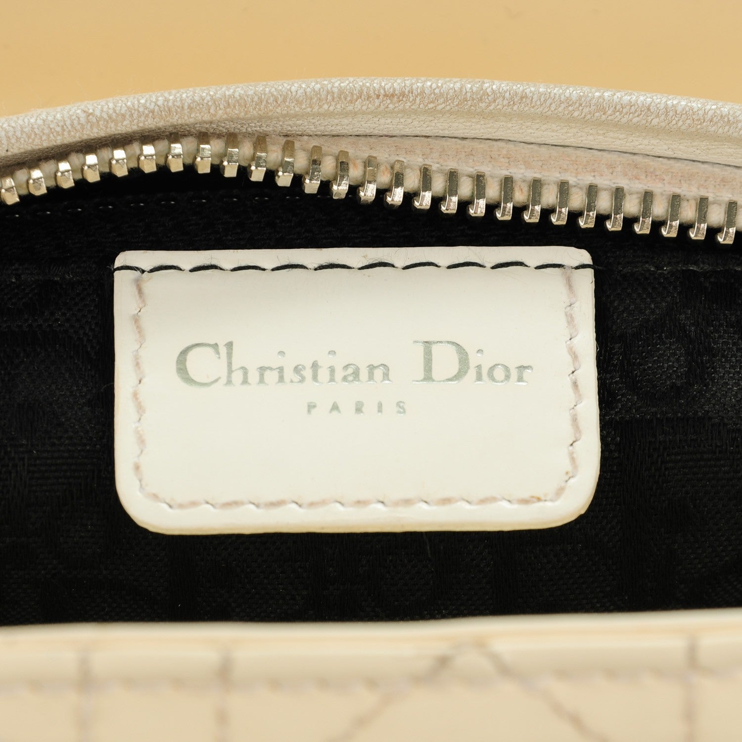Christian Dior Patent Cannage Medium Lady Dior White 6 of 8