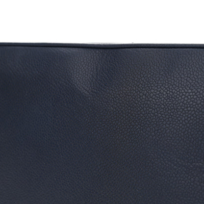 Chanel Caviar Quilted Medallion Tote Blue 12 of 13
