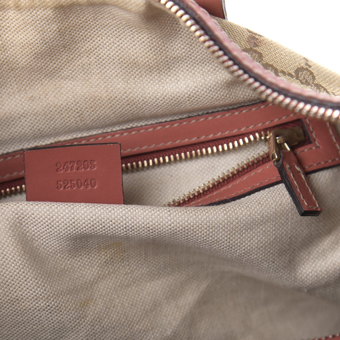 Monogram Vintage Web Medium Boston Pink