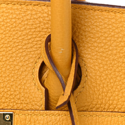 Hermes Togo Birkin 30 Jaune Ambre 8 of 12