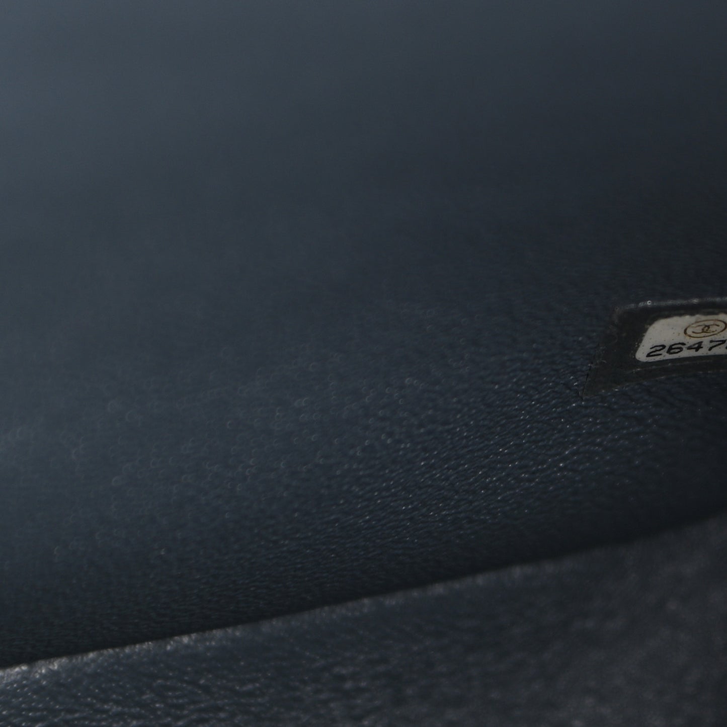 Caviar Quilted Jumbo Double Flap Grey