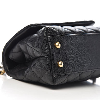 Chanel Caviar Quilted Mini Coco Handle Flap Black 8 of 11