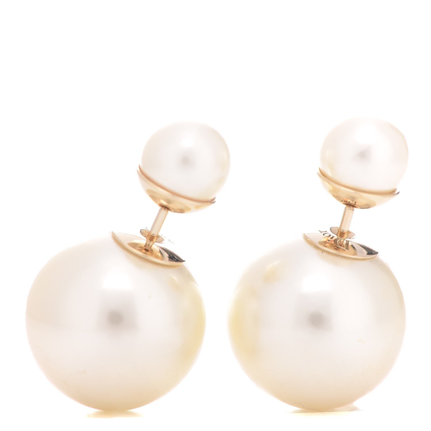 Christian Dior Pearl Mise En Dior Tribal Earrings 1 of 8