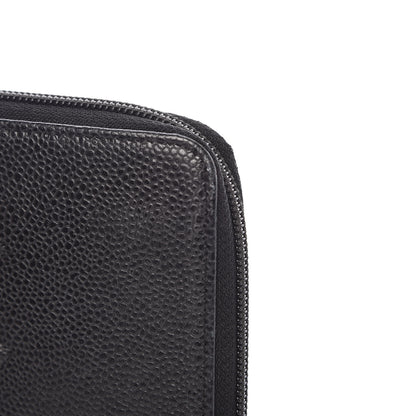 Chanel Caviar Large Timeless CC Zip Around Wallet Black 11 of 12