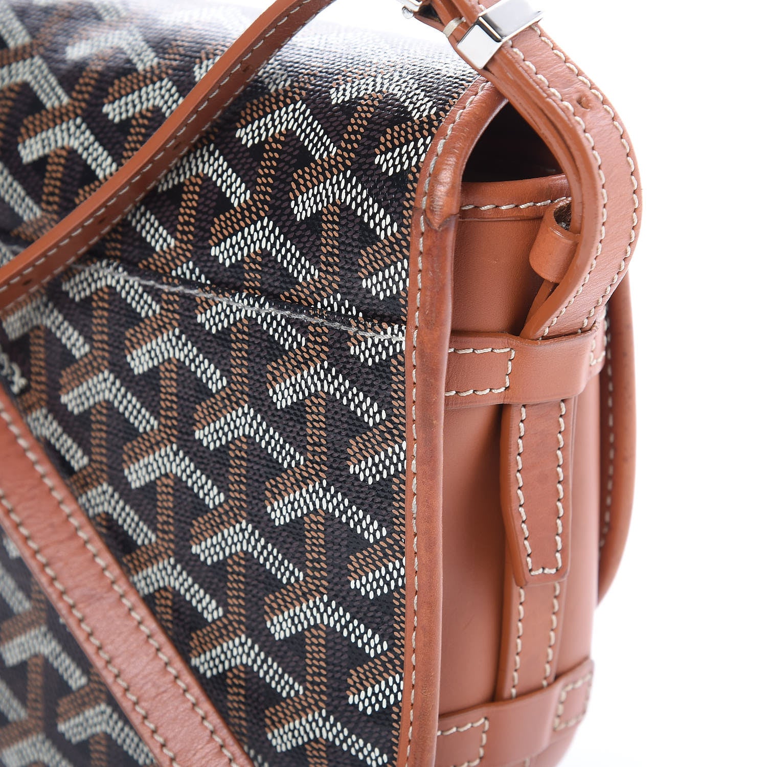 Goyard Goyardine Belvedere PM Messenger Bag Black Gold 12 of 16
