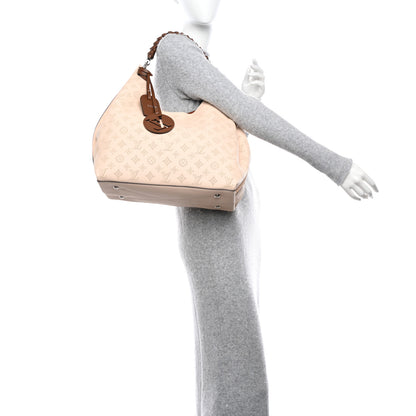 Louis Vuitton Mahina Carmel Hobo Creme 2 of 10