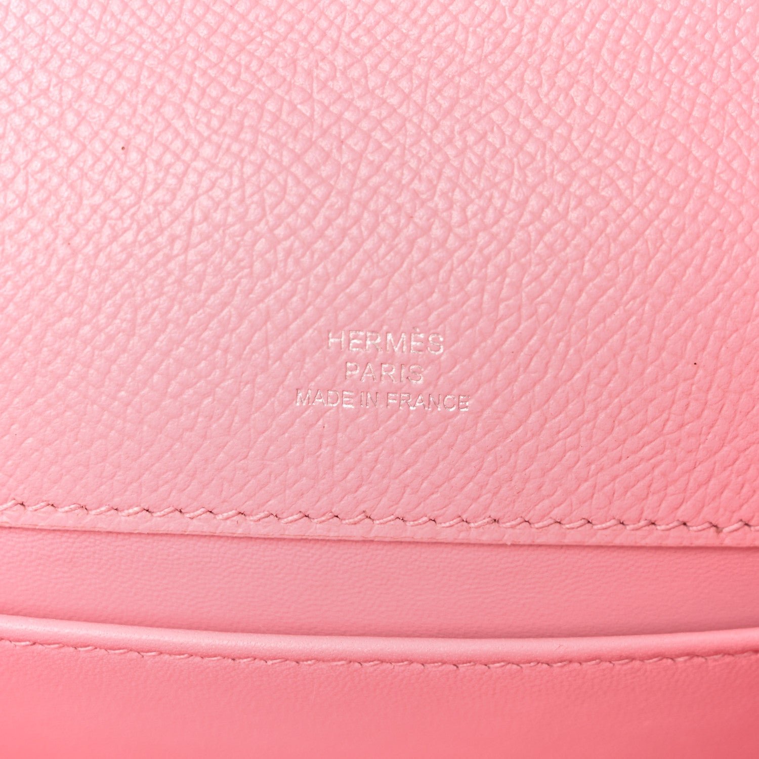 Hermes Epsom Kelly Pochette Clutch Rose Confetti 6 of 10