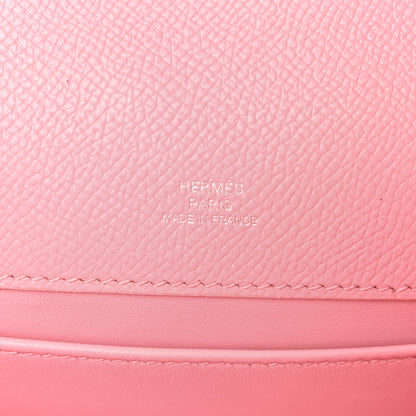 Hermes Epsom Kelly Pochette Clutch Rose Confetti 6 of 10