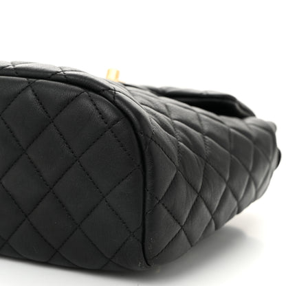 Chanel Calfskin Quilted Mini Urban Spirit Backpack Black 10 of 10