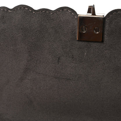 Fendi Vitello Marie Antoinette Print Scalloped Mix Studded Small Kan I Shoulder Bag Panna Multicolor 10 of 13