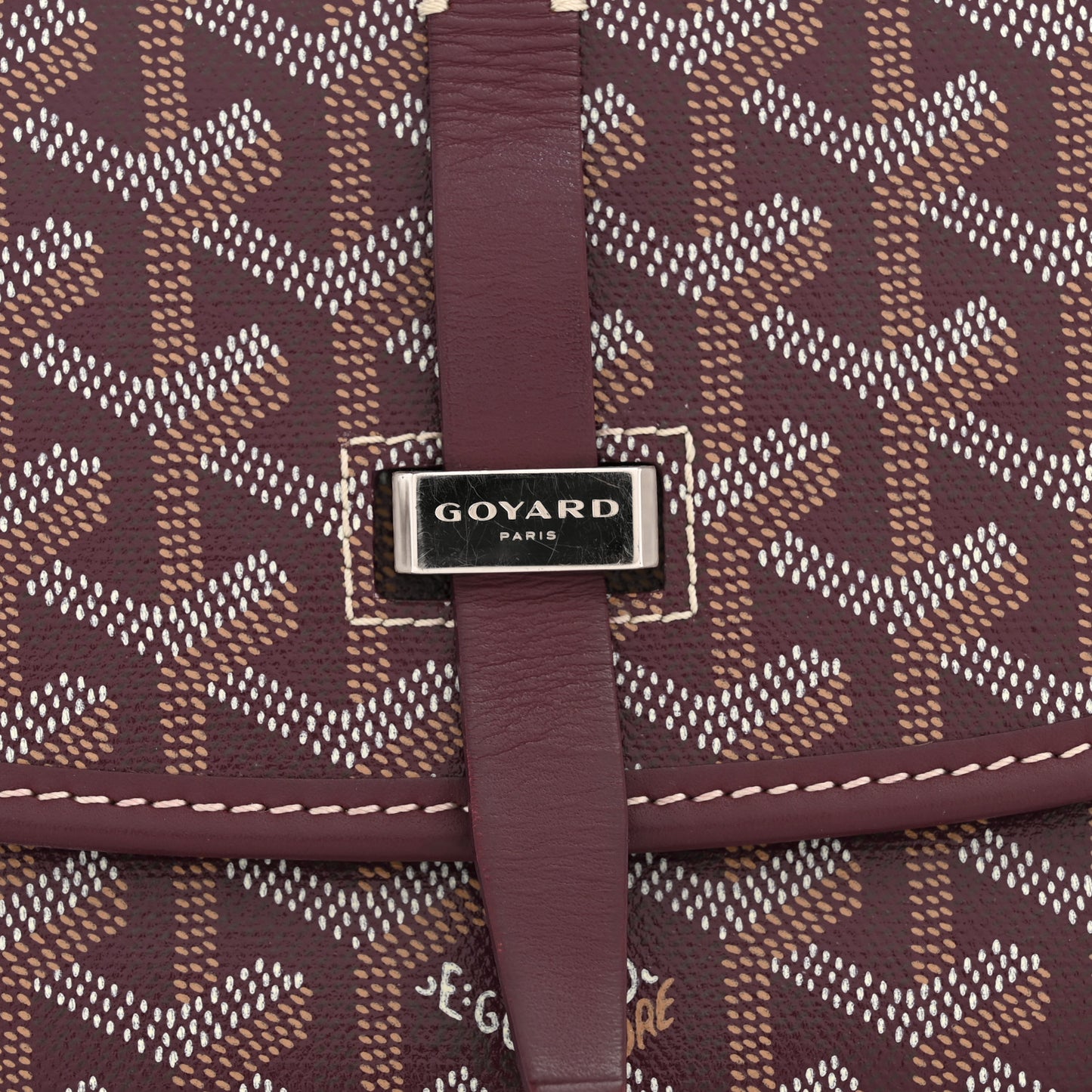 Goyardine Belvedere II PM Messenger Bag Bordeaux