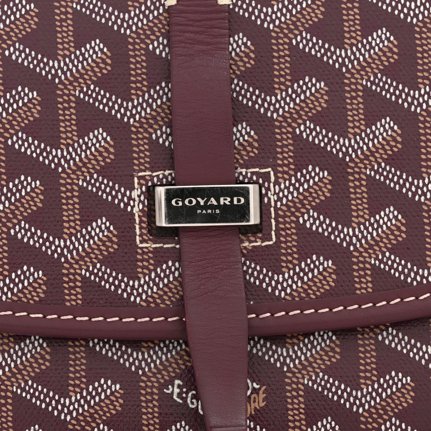 Goyard Goyardine Belvedere II PM Messenger Bag Bordeaux 11 of 13
