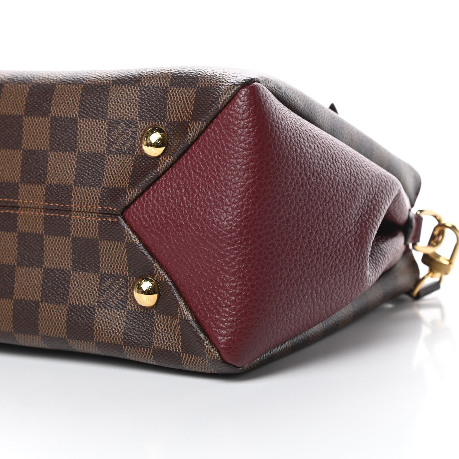 Louis Vuitton Damier Ebene Cuir Taurillon Brittany Bordeaux 10 of 10