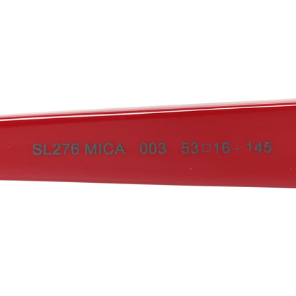 Saint Laurent Mica SL 276 Acetate Cat Eye Sunglasses Red 6 of 8