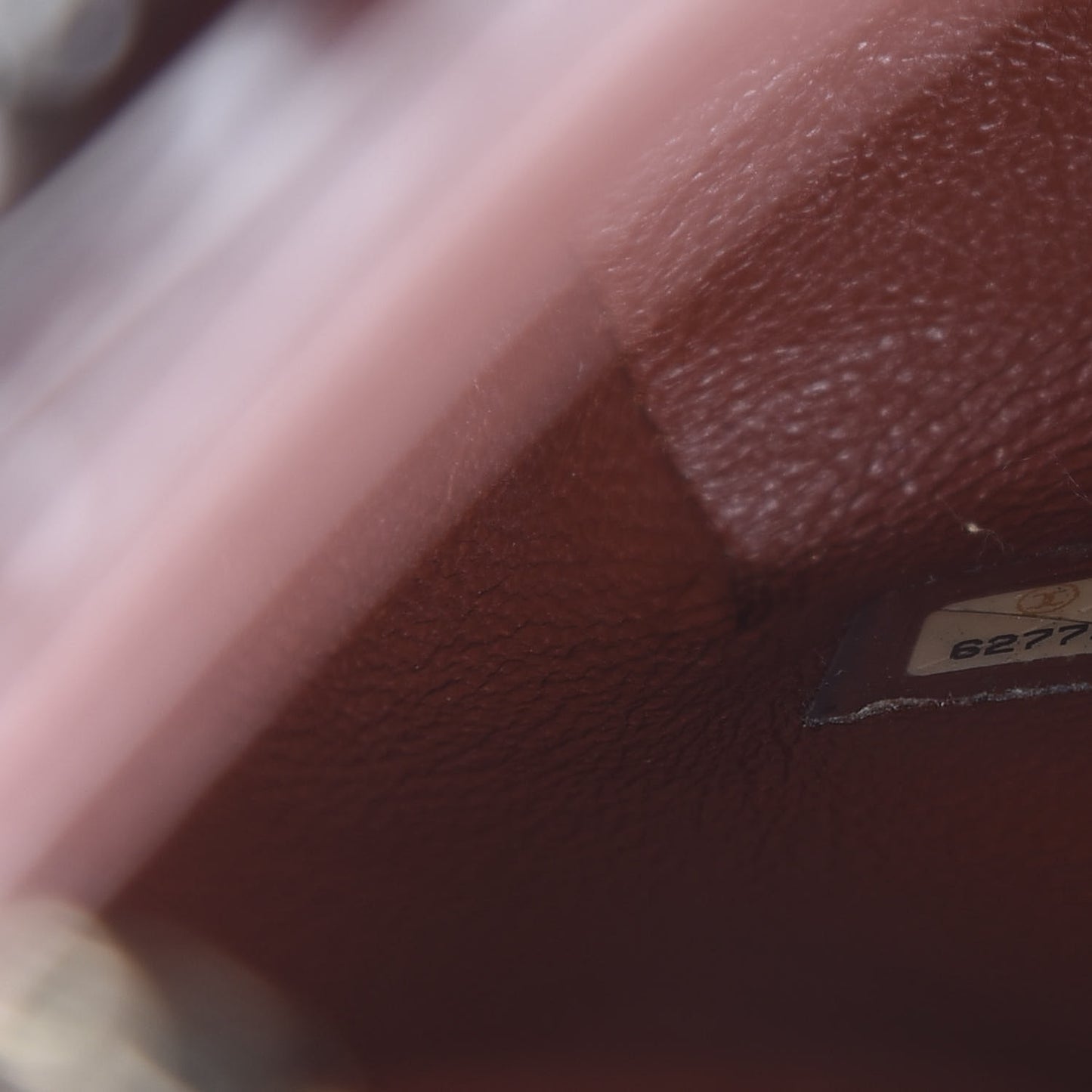 Patent Bijoux Chain Shoulder Bag Rust Red