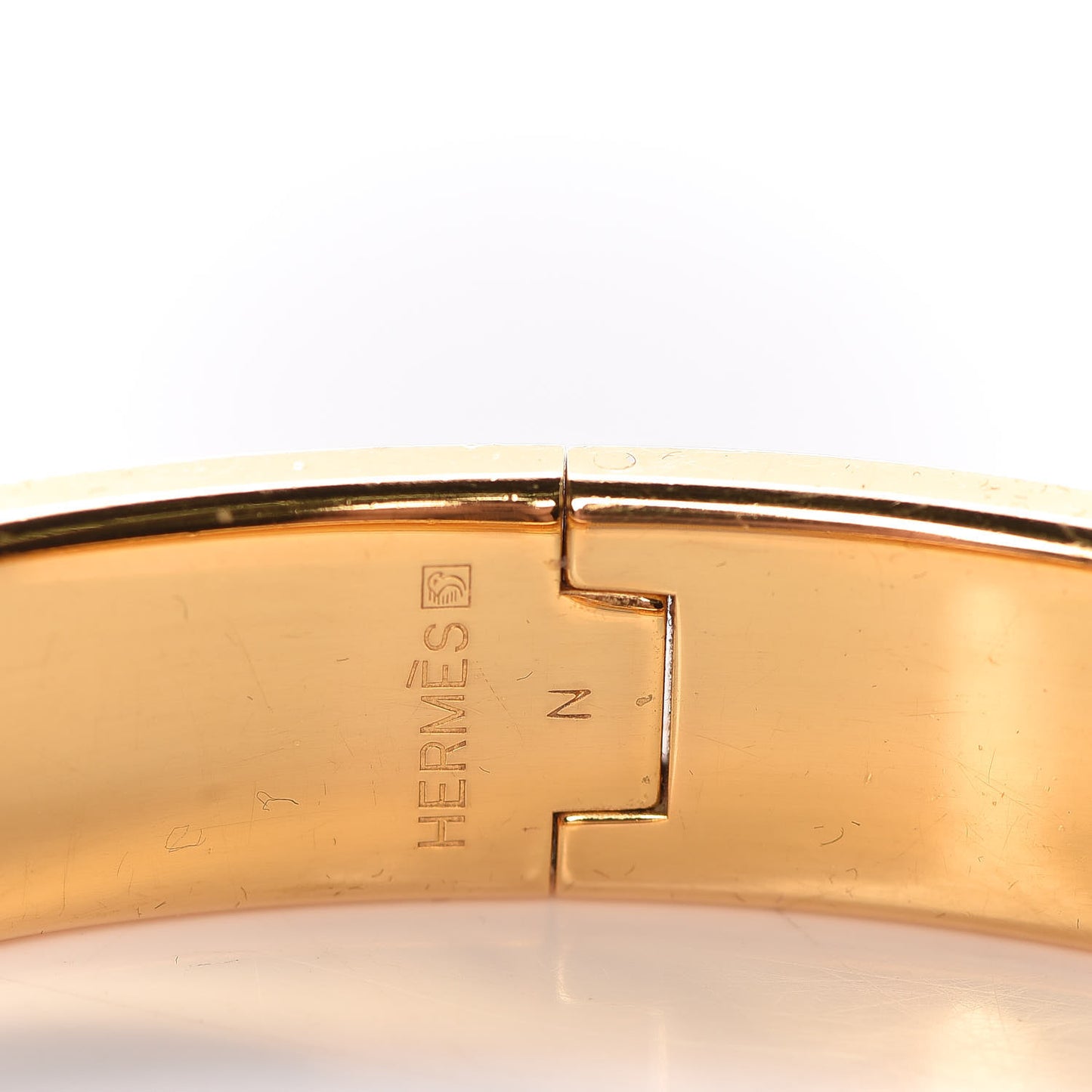 Enamel Narrow Clic Clac H Bracelet PM Red