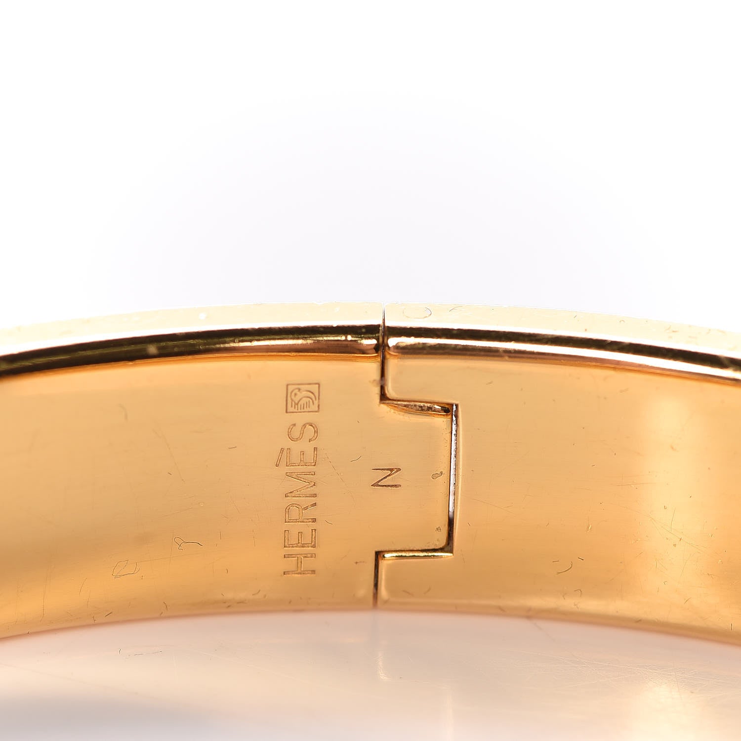 Hermes Enamel Narrow Clic Clac H Bracelet PM Red 4 of 6
