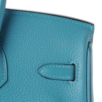 Hermes Togo Birkin 25 Turquoise 29 of 31