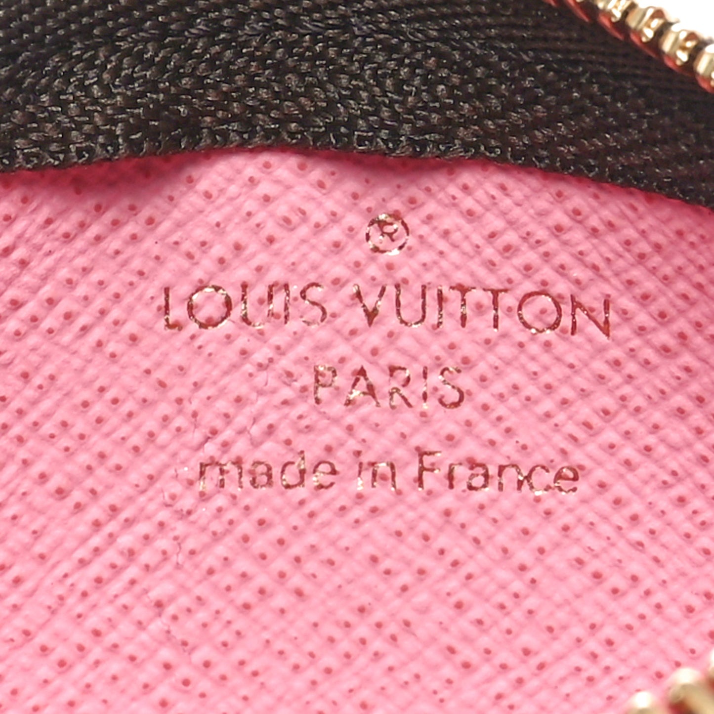 Monogram 2022 Christmas Animation Paris Key Pouch Pink