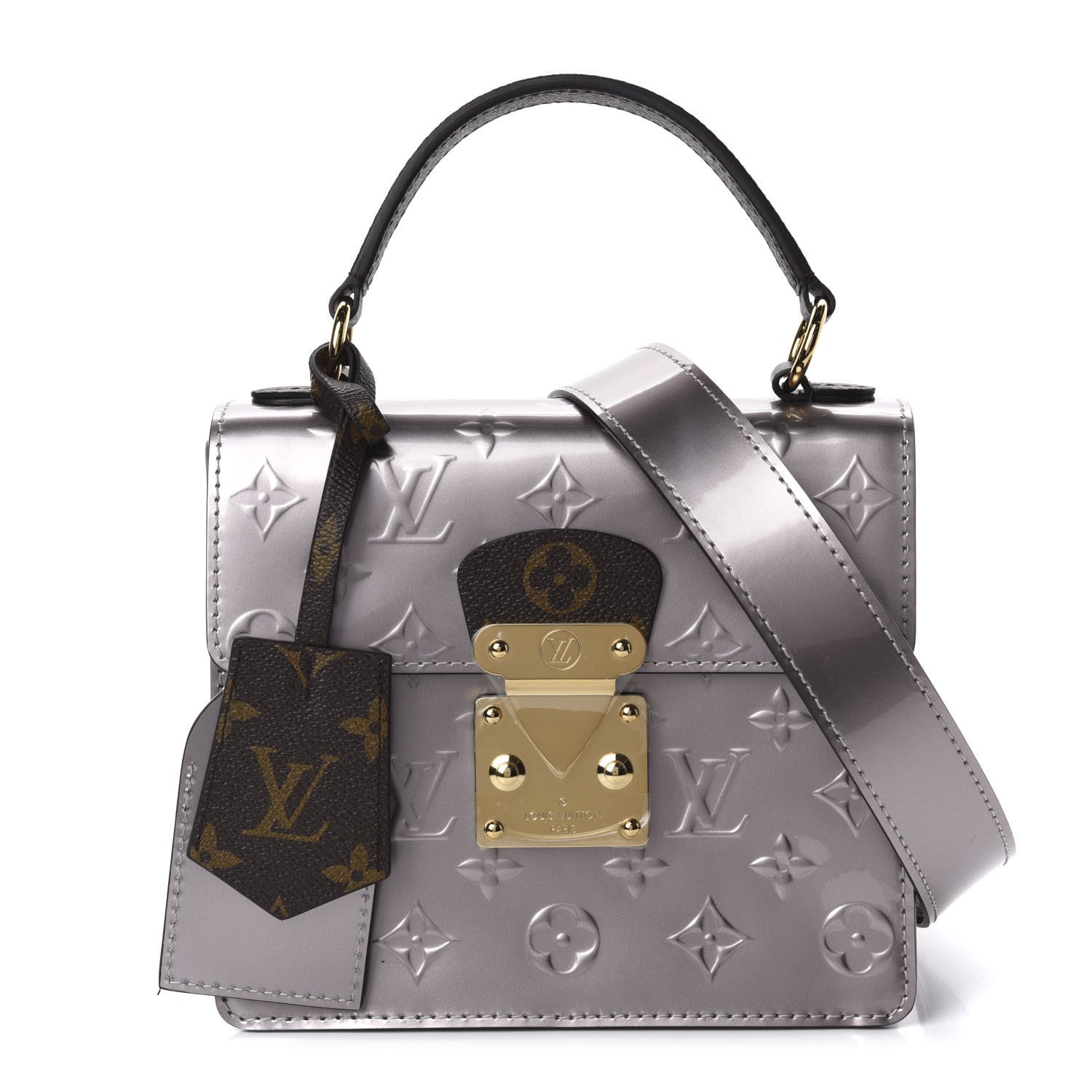 Louis Vuitton Vernis Epi Monogram Spring Street Bitume Metallise 1 of 9
